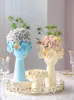 Vaser skörden kreativ harts staty konst vas dekoration vardagsrum blommor arrangerad set mjuk