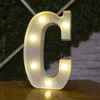 Party Decoration 1pc LED Nachtlamp 26 Letter 0-9 Digital Light Batterij Powered Wedding Birthday Xmas Home Decoraties