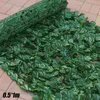 Decorative Flowers & Wreaths 0.5*1M Artificial Hedge Ivy Leaf Garden Fence Roll Privacy Screening House Decor CN(Origin) Beautify Outside Sh