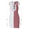 Mode Dames Sexy Bandage Mini Jurk Elegante Mouwloze Off Schouder Holle Dames Jurken Party Club Dames Bodycon Vestido