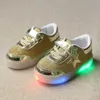 Taille 21-30 baskets lumineuses pour filles enfants chaussures lumineuses LED garçons chaussures décontractées lumineuses baskets pour bébé avec semelle lumineuse G1025
