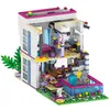 Livi's House Building Compatível Conglys amigo para meninas figuras tijolos brinquedos educativos unisex auto-travamento tijolos de plástico X0503