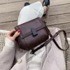 Shoulder Bags Fashion Simply PU Leather Crossbody Bag For Women 2021 Winter Solid Color Messenger Lady Chain Travel Small Handbag