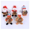Décorations de Noël Père Noël Bonhomme de neige Panier à bonbons Joyeux Décoration pour la maison Cadeaux de Noël pour enfants Noel Navidad Bonne année 2022