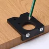 Professionell handverktygssatser 35mm DIY Locator Hole Drillmall Träbearbetningsmontage Hängselborrning Jig Guide Door Opener Kit Dold Cab