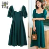 meninas emerald green dresses