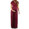 Maternity Dresses Clothes Pregnancy Dress for Pregnant Women Spring Summer Clothing Mummy Long Po Props 210922