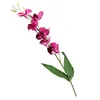 10Pcs Artificial Flowers Orchid Branch Wedding Bouquet Road Lead Fake Flowers Home Living Room Decoration Photography Props