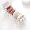 収納ボックスビンズ8グリッド透明アクリルアイシャドウ化粧オーガナイザー引き出し組織分周器ボックススロットクリア化粧品ケース