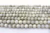 Autres perles rondes en agate blanche naturelle, brin de 3/4/6/8/10/12MM pour la fabrication de bijoux, bricolage, collier, Bracelet Wynn22