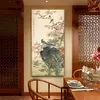 Chinese Style Flowers and Bird Painting Singing on Plum blossom Artistic Beauty Picture Canvas Posters for Home Decoration 210827