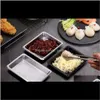 Dinnerware Kitchen Supplies Kitchen, Dining Bar Home & Garden Drop Delivery 2021 Disposable Sushi Soy Sauce Dish Rec Salad Salt Seasoning Con