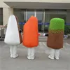 Hoge Kwaliteit Drie Stijl Ijs Mascotte Kostuums Halloween Fancy Party Dress Cartoon Character Carnaval Xmas Pasen Reclame Verjaardagspartij Kostuum Outfit