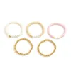 6Pcs/set Boho Handmade Love Letter Multicolor Polymer Clay Bracelets for Women Fashion Round Beads Charm Bracelet Femme Jewelry