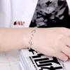 Charme Armbänder Korea Kleine Süße Klee Dame Armband Frauen Glück Kette Weiß Zirkon Silber Überzogene Schmuck Großhandel