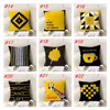 Super Soft Yellow Series Pillow Case Cushing Cover Printed Soffa Bilkudde Skal Hushållsartiklar Hem Textil T2i51896
