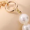 Bracelets de main de femmes brins de perles bijoux Vintage doux mode perle Bracelet amitié métal Style Inte22
