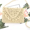 Shoulder Bags Summer Straw Women Crossbody Bag Weaving Paper Rope Beach Handbags Ladies Tassel Messenger Purse