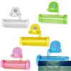 5 kleuren Creatieve Rolling Squeezer Tandpasta Dispenser Tube Partner Sucker Hanging Hyle Distributeur Tandifrice 1 stks