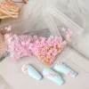 2g/Bag 3D Pink Flower Nail Art Jewelry Mixed Size Steel Ball Supplies For Professional Accessories DIY Manicure Design