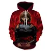 Męskie bluzy bluzy 2021 Est Horror Movie Chucky 3D Drukowane nastolatki Moda Klaun Kapturem Odzież Odzszewa Harajuku Hoodie