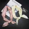 Torby Szalik Damski Jedwabniczy Szalik Moda Lady Square Scarves Miękkie Szalety Solid Color Bandana Mix Order