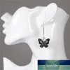 1 paire femmes Vintage fête de mariage oreille bijoux accessoires Punk gothique papillon crâne boucles d'oreilles pour femmes dame prix usine conception experte qualité dernière