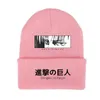 Anime attaque sur Titan tricoté chapeau d'hiver coton hommes femmes japon Anime bonnet chapeaux Y21111