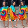 Tie Dyeing Dress Formele Jurken Zomer Dameskleding Plus Size Dames Party Mode Club Casual Maxi Kleding Vrouw Classic G530HQI