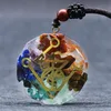 Pendant Necklaces Natural Chakras Pendants Reiki Healing Energy Generator Radiation Protection Necklace Amulet Lucky Jewelry Gifts