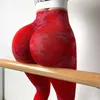 Tie Dye Leggings senza cuciture Donna Fitness Palestra Pantaloni a vita alta Push Up Allenamento Corsa Sport Butt Lift Anti Cellulite 210925