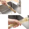 Newthermos Kupası Temizleme Fırçaları Uzun Kolu Süt Şişesi Bardak Fırça Çevre Dostu Ahşap Taşınabilir Asılı Mutfak Temiz Malzemeleri RRA9639
