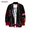 Hip Hop Colorblock Tassel Cardigan Sweater Harajuku Streetwear Patch Cardigans Outwear Men Raw Edges Plaid Knitted Sweaters 211018