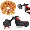 Motorcycle Cutter Pizza Knife Steel Cakes Kitchen Waffles Tools For Scissors Accessory Splitting Knife Baking