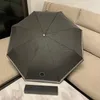 Zarif Tasarımcı Otomatik Şemsiye Logo Baskı Uygun Güneş Yağmur Kadınlar PARASOLS Kız Katlanır Şemsiye Hediye Fikirleri