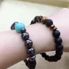 8mm pärlsträngar armband smyckesdesigner älskar kvinnor svart hematit tiger ögon lava frostad stenblå turkos för män älskare armband armband smycken gåva