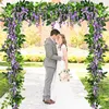 Dekorative Blumenkränze, 2 m, Glyzinien, künstliche Weinrebengirlande für Mariage, Hochzeit, Gartendekoration, Heimdekoration, Fack Plantas Artificiales