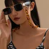 2021New Fashion Sunglasses Chain Thick Leopard Material Eyeglasses Chains Multi Style Rings Oblong Or Oval Ring Wholesale