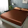 Bed Sheets Super Soft Fitted Sheet Mattress Cover No Pillowcases Queen King Full Twin 150x200 160x200 180x200cm Style 210626