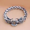 Link Chain Thick Retro Men Armband Alloy Auspicious Dragon Bangle Jewelry Accessory Fawn22