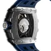 Montre-bracelets Tsar Bomba Mens Automatiques Montres automatiques M￩canique Montre de bracelet Conception en acier inoxydable Empilable ￉l￩gant 303R