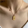 Designer halsband lyx smycken zodiac för kvinnor vintage rostfritt stål Taurus Aquarius aries Skytten Cancer Constellation tecken