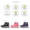 Kids Snow Boots Girls Warm Winter Boots Thicken and add cotton Children's Outdoor Snow Boots Comfortable Christmas Shoes 211108