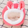 1 pc pequeno ninho animal gaiola de estimação macio para acessórios de hamster animais de estimação cama mouse de algodão casa caverna inverno quente porco hedgehog