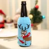 Festa Favor Christmas Frase De Malha De Garrafa de Vinho Xmas Santa Snowman Moose Garrafa de Cerveja T2I52929