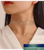 韓国のメッシュのネックレスチョーカーショートネックの光沢のあるディスクのネックレス女性ジュエリーネックレスペンダントチャームジュエリーコラケリオペレーション価格専門家設計品質