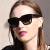 Óculos de sol Feishini Preto Marca Designer Homens Quadrado Oversized Lente Marrom Moda Sunglass Espelho Mulheres Vintage Eyewear 2021247I