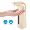 Dispenser automatico di sapone liquido 400 ml Touchless IR Disinfettante a infrarossi per cucina bagno 211206