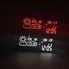 Wifi Temperature Humidity Date Digital Display Intelligent LED Electronic Desktop Table Alarm Clock Timing Hot
