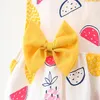 Sommer Neugeborenes Baby Mädchen Kleid Kleinkind Infant Gedruckt Prinzessin Kleider für 1 Jahr Mädchen Geburtstag Kleidung Mit Hut Baby Outfits q0716